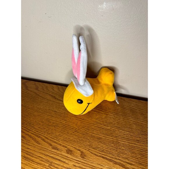 Peppridge Farms Cracker Gold Fish Easter Bunny Ear Advertising Toy Plush - Picture 2 of 2